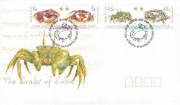 COCOS ISLANDS - FDC WWF 2000 - CRABS / 4323 - Cocoseilanden