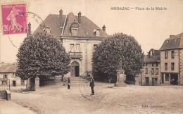 Delcampe - 24-545.  AMBAZAC. PLACE DE LA MAIRIE - Ambazac