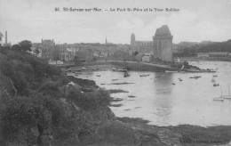 Delcampe - SAINT-SERVAN - Le Port Saint-Père Et La Tour Solidor - Saint Servan