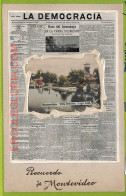 Delcampe - Af2784 - URUGUAY - VINTAGE POSTCARD  - Montevideo - Villa Dolores - Embossed - Uruguay