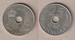 00332) Dänemark, 25 Öre 1978 - Danemark