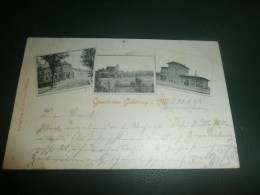 Ansichtskarte Goldberg I. Mecklenburg , 1899 , Bahnhof , AK Gelaufen !!! - Goldberg