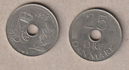 00335) Dänemark, 25 Öre 1975 - Danemark