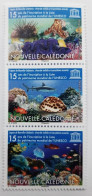 NEW CALEDONIA 2023 FAUNA Animals. Oceans. UNESCO. Fish OCTOPUS SHARK  - Fine Set/strip MNH - Unused Stamps