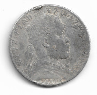 ETHIOPIE - BIRR OU THALER DE MENELIK II EN ARGENT 40 Mm 28,08 G 1895 PARIS - Ethiopia