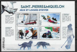 SP&M 2023 Winter Sports - Fine S/S MNH - Unused Stamps