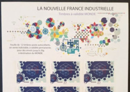 F1069A** La France Industrielle 12 TVP Monde Sous Valeur Faciale 1.96 X12 = 23.52€ - Unused Stamps