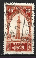 MAROC. N°110 Oblitéré De 1923-7. La Koutoubia. - Moschee E Sinagoghe