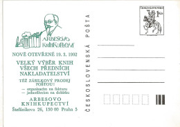 CDV 236 Czechoslovakia Jakub Arbes Bookshop1992 Beer - Postcards