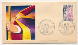 FRANCE - Env FDC (Thiaude) - 2,00 Basilique De Saint Nicolas De Port - 54 St Nicolas... 12 Oct 1974 - 1970-1979