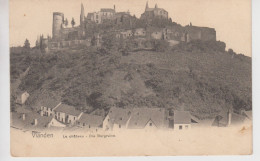 CPA Précurseur Vianden - Le Château - Die Burgruine (TP France 10 C Chiffre Taxe) - Vianden