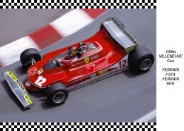 Giles Villeneuve  Ferrari 312T4 1979 - Grand Prix / F1