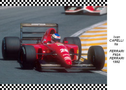 Ivan  Capeli  Ferrari  F92A   1992 - Grand Prix / F1
