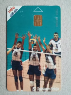 T-562 - SERBIA, Telecard, Télécarte, Phonecard, Volleyball - Yugoslavia