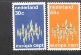 Netherlands 1972 Europa CEPT (**) Mi 987-88; Y&T 958-59 - € 3,- - Ongebruikt