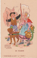 En Picardie. "Porteuse De Lait" Et "Nazu" . Illustr. Geneviève DESVIGNES Et J.MEIGE - Street Merchants