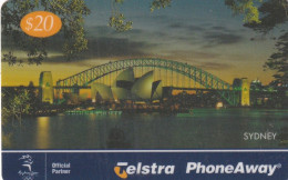 AUSTRALIA - Sydney, City Lights, Telstra Prepaid Card $20, Exp.date 01/02, Used - Australie