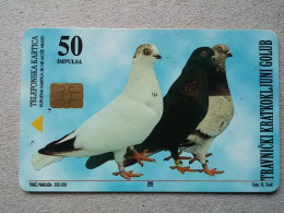 T-574 - Bosnia And Herzegovina, Travnik, Telecard, Télécarte, Phonecard, Halo Kartica, PIGEON - Bosnien