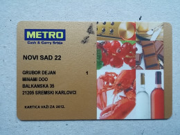 T-575 - SERBIA, Metro Card, Telecard, Télécarte, Phonecard,  - Jugoslavia