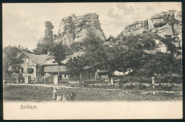 Postkarte Gasthaus Am Rolštejn/tolštejn, S/w, 1888 Orig. Gelaufen Nach Jicine, II - Hotels & Restaurants