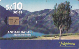 PERU - Andahuaylas/Laguna De Pacucha, Telefonica Telecard, Tirage %50000, 11/00, Used - Perú