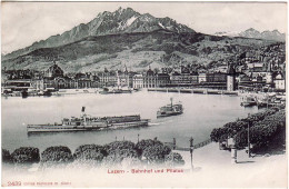 SUISSE - LUCERNE - LUCERNE - Bahnhof Und Pilatus - D 2341 - Trient