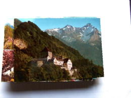 Liechtenstein Fürstentum Vaduz Schloss Mit Falknis - Liechtenstein