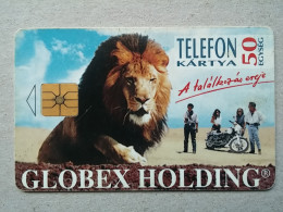 T-581 - Hungary, Telecard, Télécarte, Phonecard, Lion, Moto, Motor, Motorbike - Hongarije