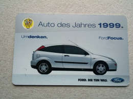 T-587 - GERMANY, Telecard, Télécarte, Phonecard, FORD FOCUS - Other & Unclassified