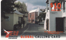 BERMUDA ISL. - St. George Town Heritage, TeleBermuda Prepaid Card $10, Used - Bermudes