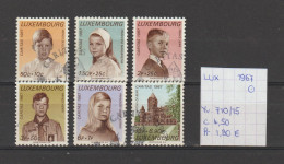 (TJ) Luxembourg 1967 - YT 710/15 (gest./obl./used) - Usati