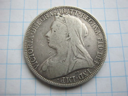 Great Britain 2 Shillings 1901 - J. 1 Florin / 2 Shillings