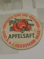 Sous-Bock, Apfelsaft, J. Hermann, Baar - Bierdeckel