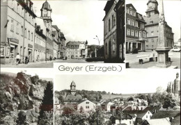 41379817 Geyer Erzgebirge Postsaeule Karl-Marx-Platz Geyer - Geyer