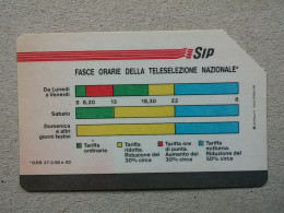 T-598 - ITALY Telecard, Télécarte, Phonecard - Andere & Zonder Classificatie