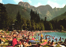 EBENSEE, VORDERER LANGBATHSEE, LAKE, BEACH, MOUNTAIN, AUSTRIA, POSTCARD - Ebensee