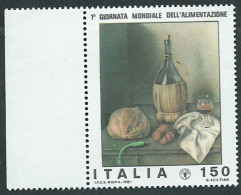 Italia, Italy, Italie, Italien 1981; Fiasco E Bicchiere Con Vino, Bottle And Glass With Wine. - Vinos Y Alcoholes