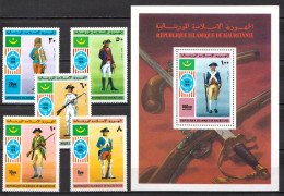 Mauritania MNH Set And SS - Indépendance USA