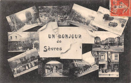 Sèvres .     92        Un Bonjour De Sèvres  .  Minivues     (voir Scan) - Sevres