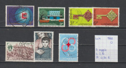 (TJ) Luxembourg 1968 - 7 Zegels (gest./obl./used) - Oblitérés