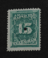 USA 1881, Figure, Telegram, 15c, Green, Sc #1T5, MH - Telegrafo