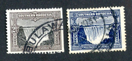 7904 BCX 1931 Southern Rhodesia Scott #19-20 Used (offers Welcome) - Zuid-Rhodesië (...-1964)