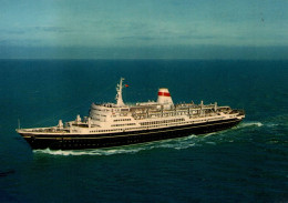 Bateau - Le Paquebot M/S IVAN FRANKO , Morflot Odessa Urss - Affrêté Par Club Med Méditerranée - Paquebots