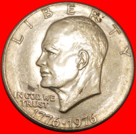 * LUNAR DOLLAR (1971-1999): USA  1 DOLLAR 1776-1976 MINT LUSTRE! · LOW START ·  NO RESERVE! - 1971-1978: Eisenhower