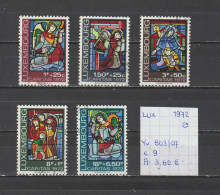 (TJ) Luxembourg 1972 - YT 803/07 (gest./obl./used) - Used Stamps