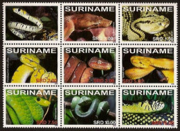 Suriname 2008 Snakes MNH/**/Postfris  - Suriname