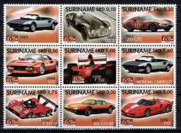 Suriname 2007 Racing Cars, Ferrari, MNH/**/Postfris  - Suriname