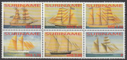 Suriname 2005  Sailing Ships, Zeilboten, MNH/**/Postfris, ZBL  - Suriname