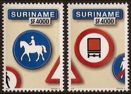 Suriname 2004 Traffic Signs, Verkeersborden  MNH/**/Postfris ZBL 1250/1251 - Suriname