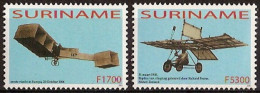 Suriname 2003 Luchtvaart, Aviation 100 Jaar MNH/**/Postfris ZBL 1224/1225 - Suriname